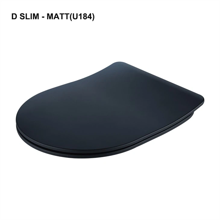 Juoda matinė tualeto sėdynė