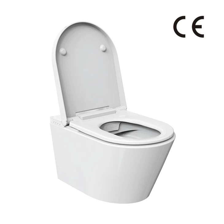 Tualetas be rėmelių su bidė