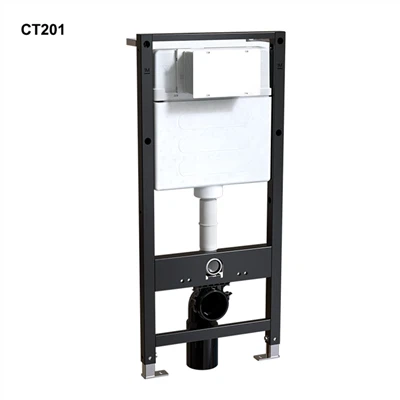 Įmontuota tualeto cisterna